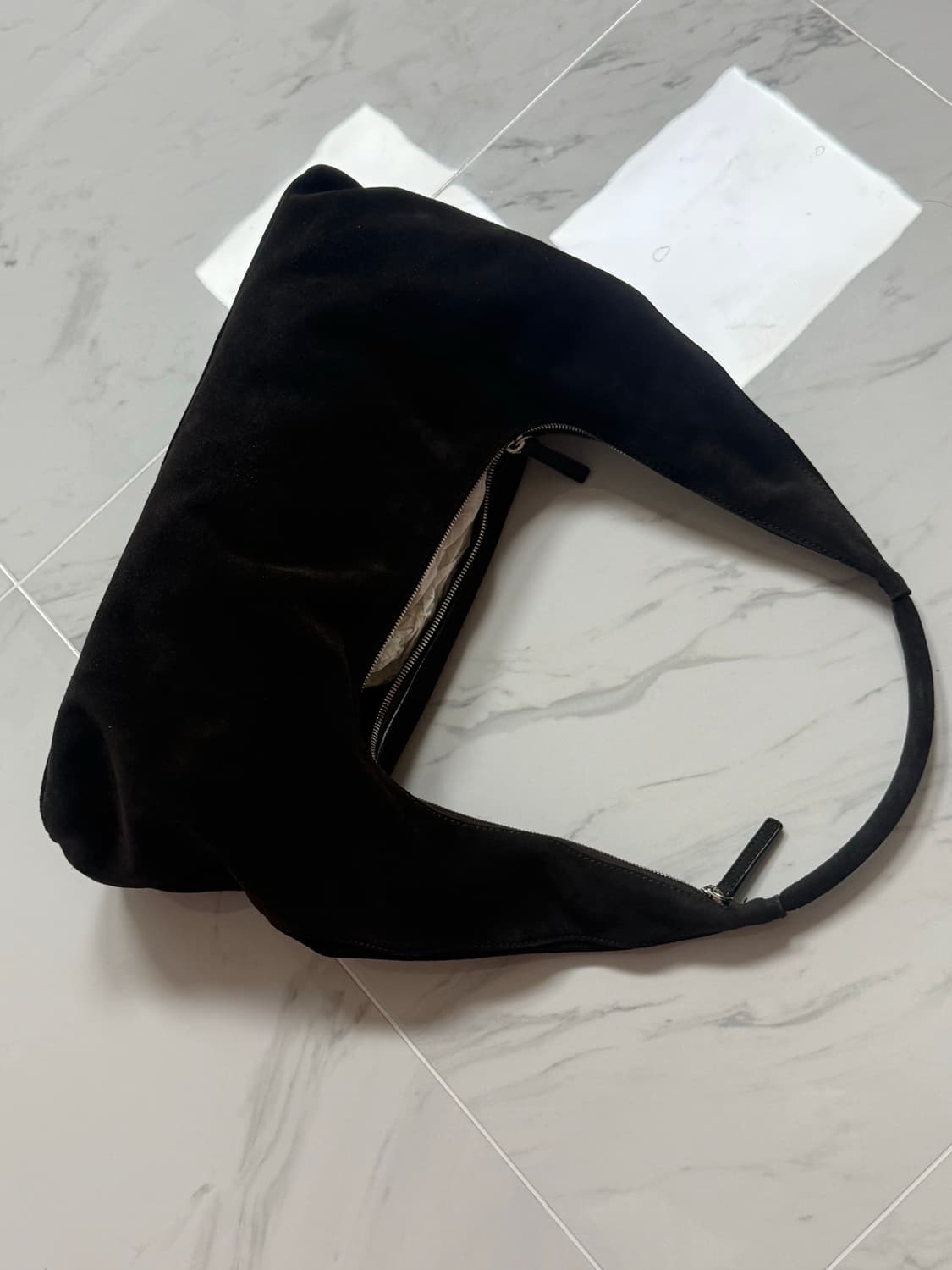 (금요일까지 가격) [무배] 마지셔우드 호보 라지 숄더백 스웨이드 가방 상품이미지2