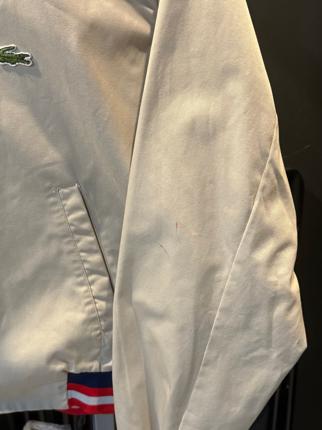 1970s IZOB Lacoste 블루종 자켓 상품이미지6