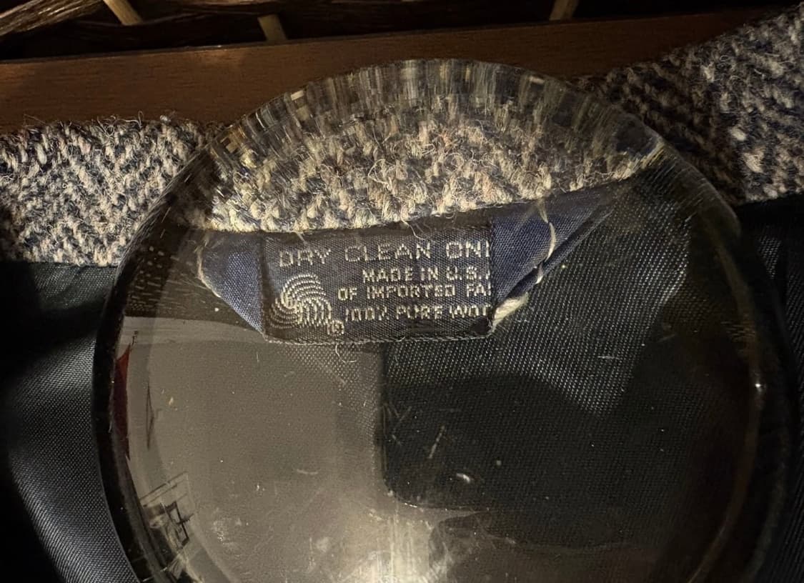 USA made 해리스트위스 헤링본 스포츠코트 자켓 상품이미지4