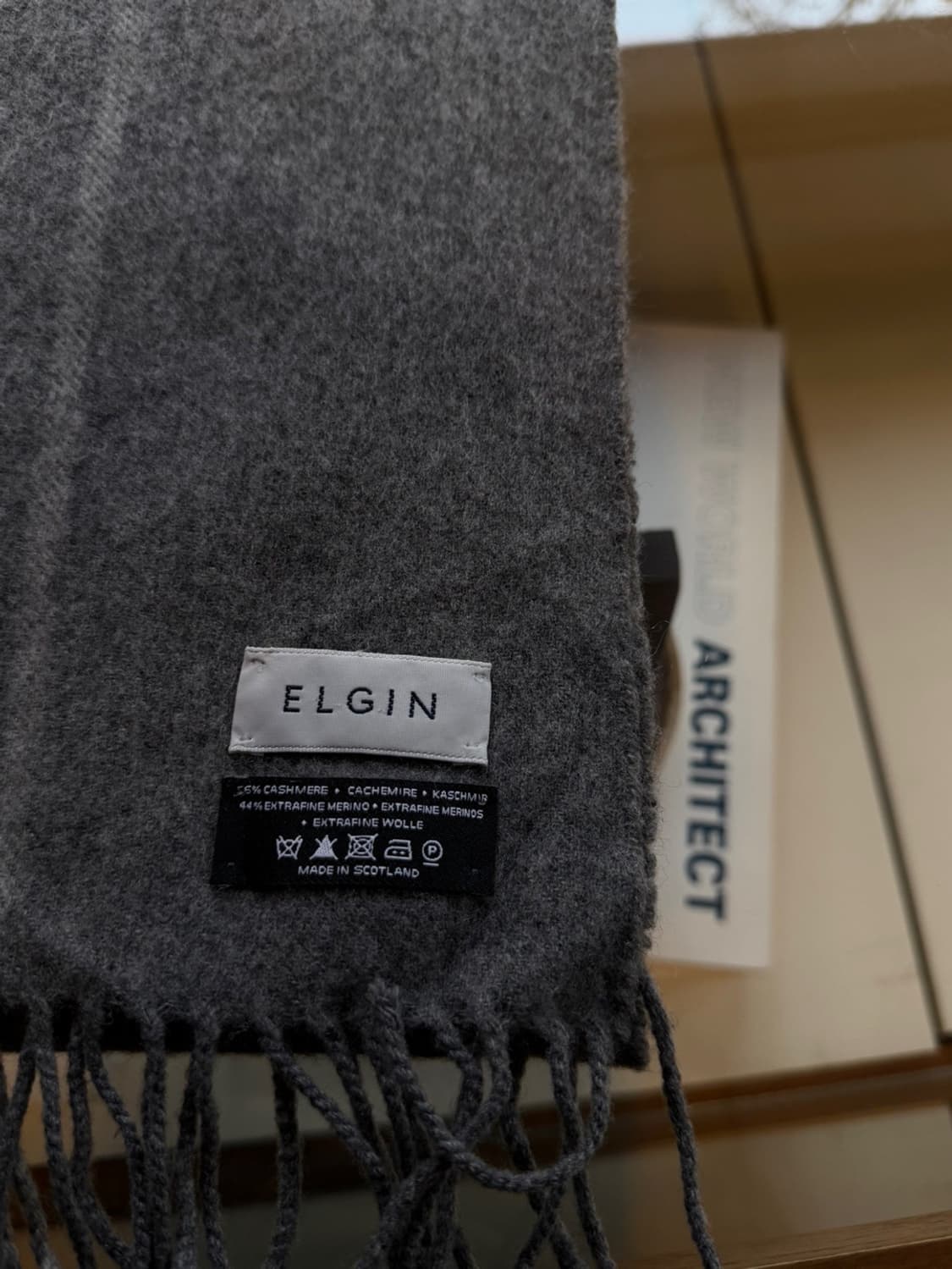 ELGIN 스코티쉬 캐시미어 머플러 상품이미지10