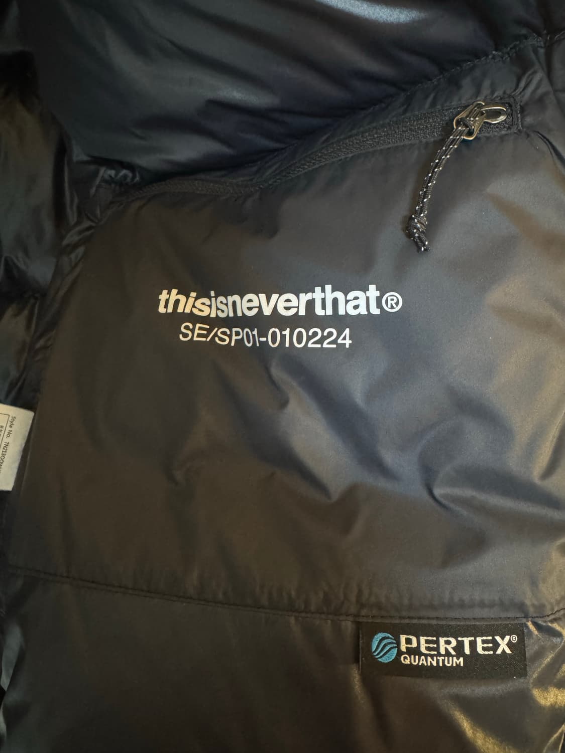 [L]디스이즈네버댓 퍼텍스 구스다운 패딩 자켓 블랙 상품이미지5