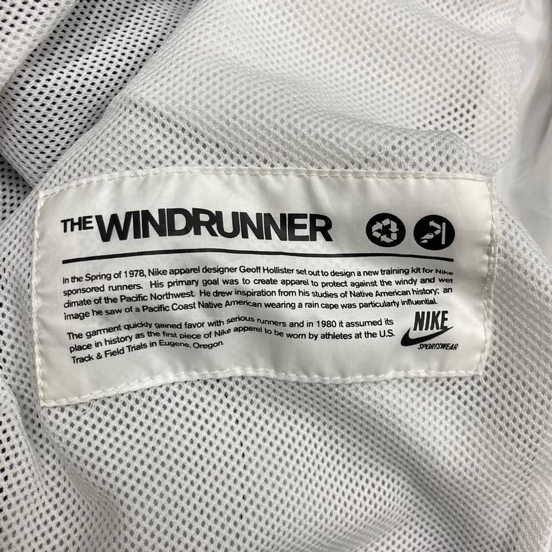 Nike 로고 오레오 윈드러너 바람막이 자켓 상품이미지4