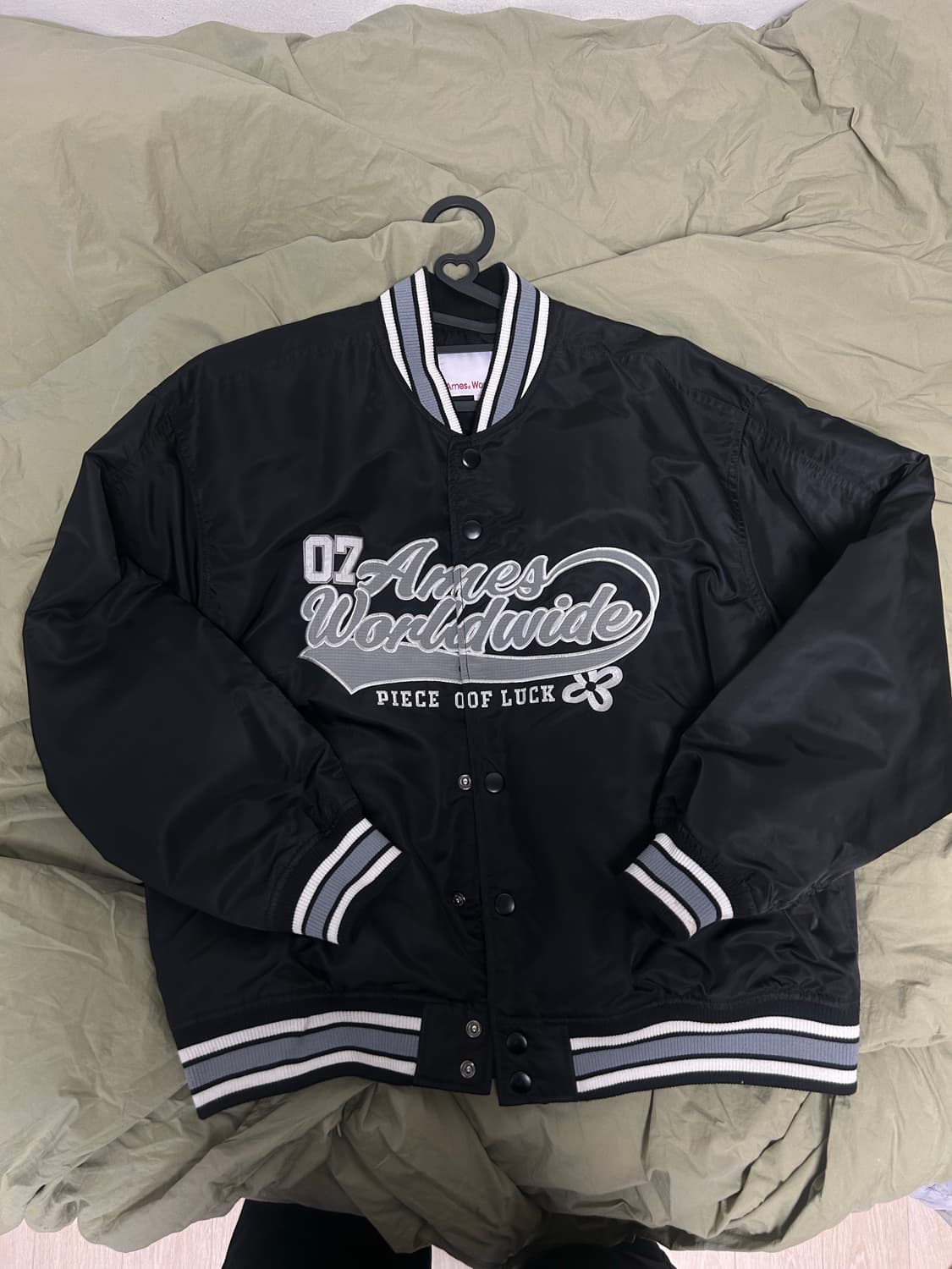 아메스월드와이드 나일론 스타디움 자켓 블랙 L 상품이미지5