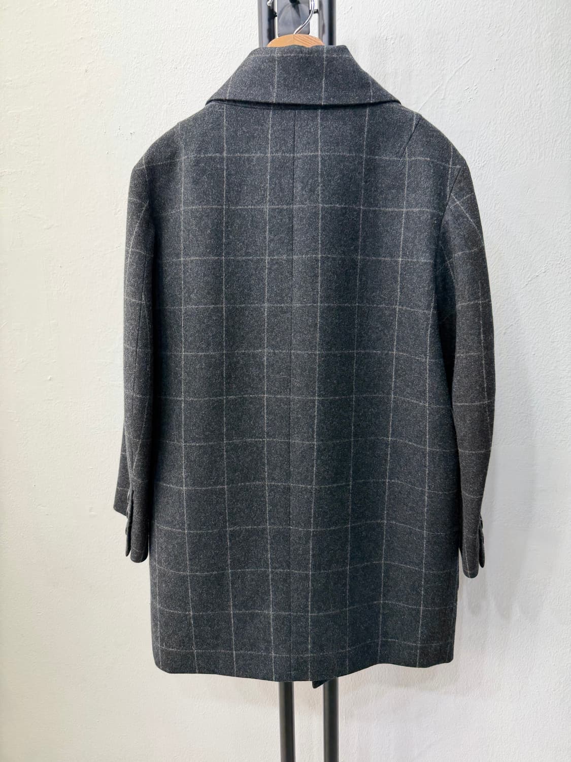 정품) 디스퀘어드2 여성 다크 체크 자켓 38(66) 상품이미지5