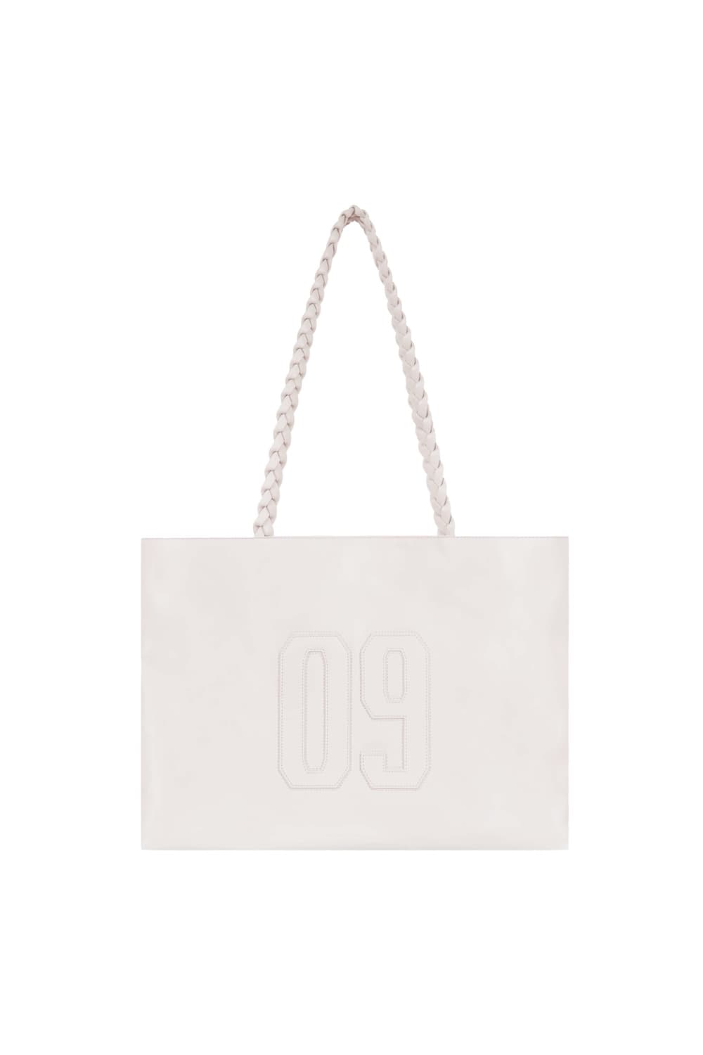 클리시어 09백 Numbering Leather Bag, Cream 크림 상품이미지2