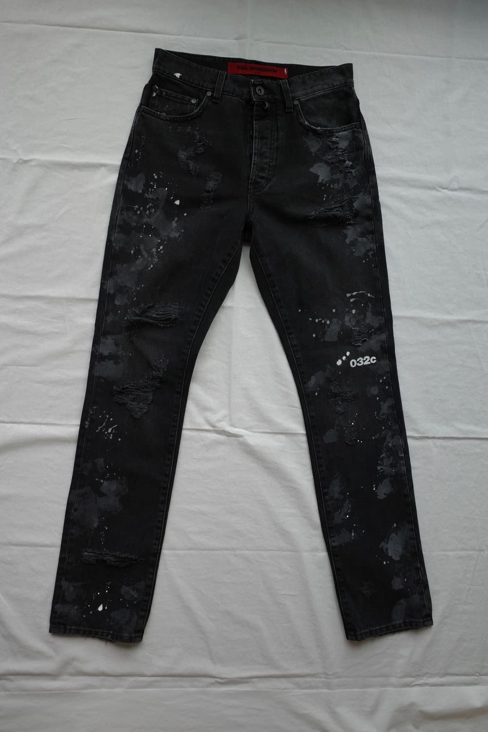 032c Black Double Shift Painter's Jeans 상품이미지1