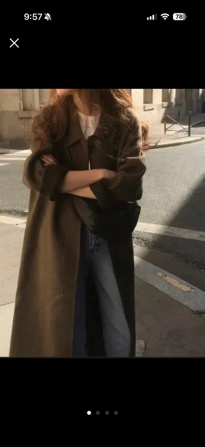 시어드 노튼 싱글 핸드메이드 코트 상품이미지1