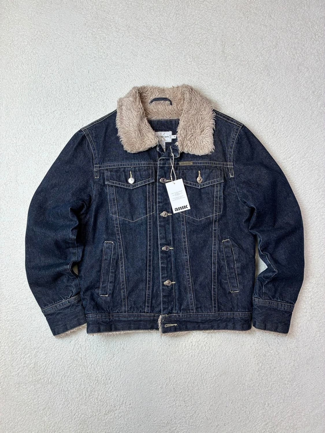 CK 캘빈클라인 00's 양털 쉐르파 데님 자켓 PN6005 상품이미지1