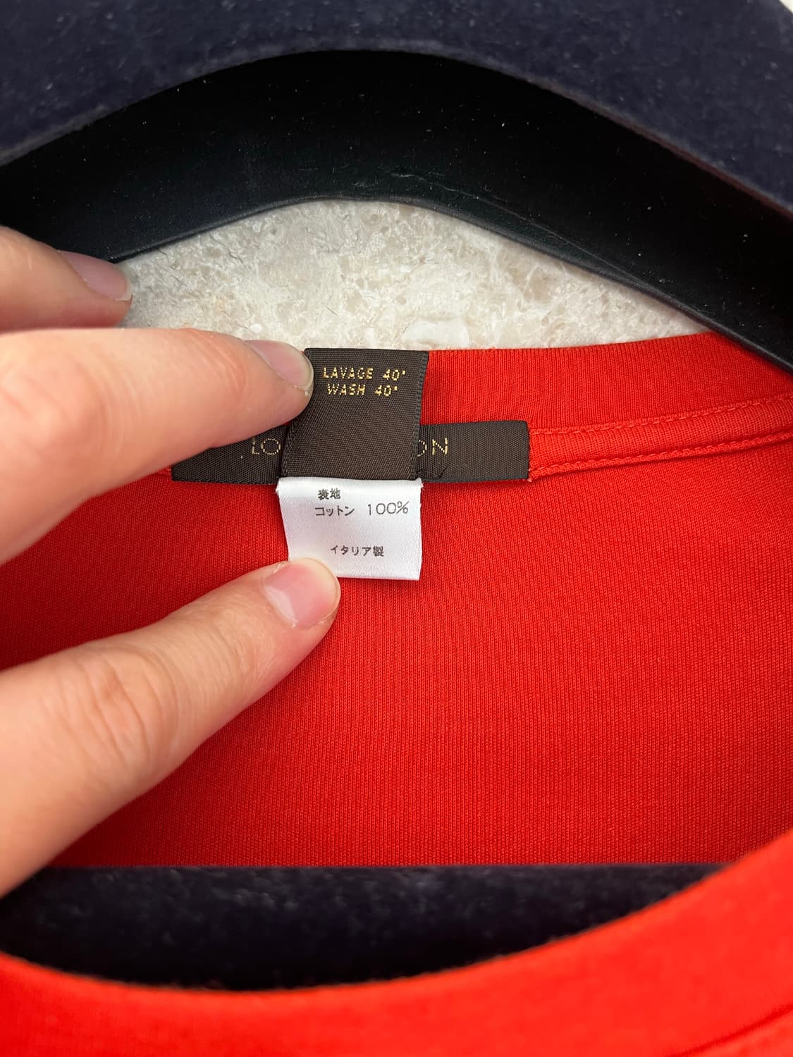 루이비통 오렌지 반팔티 M 정품 상품이미지4