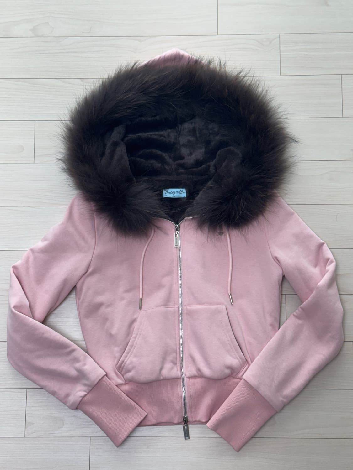 페일제이드 울프죠 후디 베이비핑크 상품이미지1