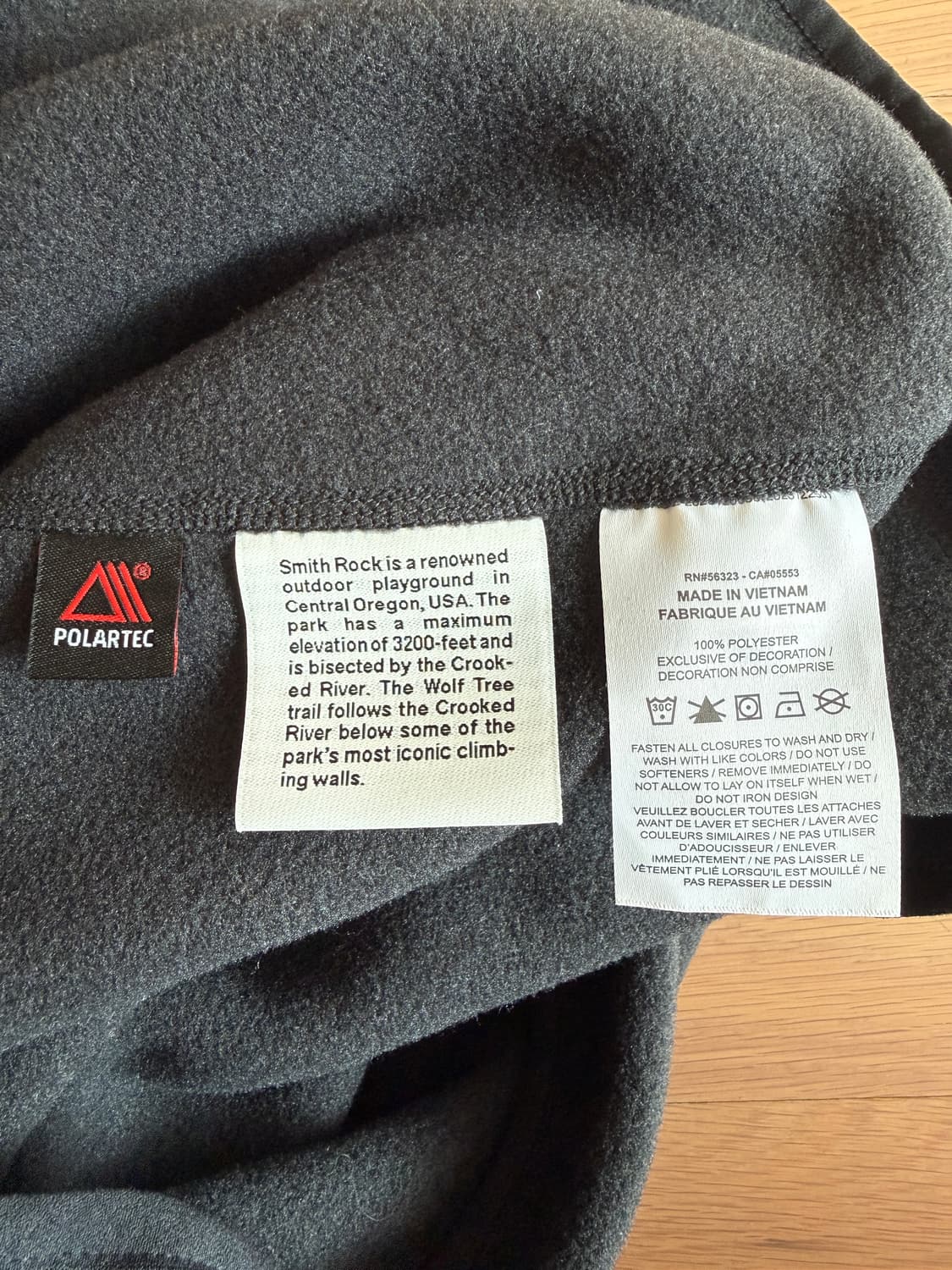 [L] 나이키 acg 울프 트리 플리스 후드 집업 블랙 상품이미지4