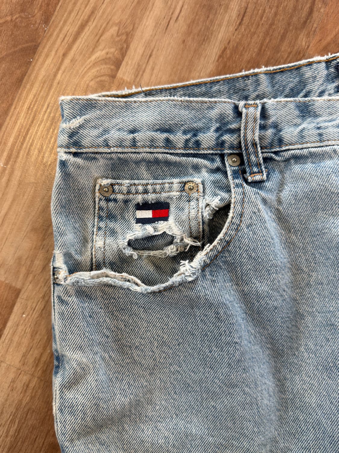 90s 타미 데님 쇼츠 상품이미지2