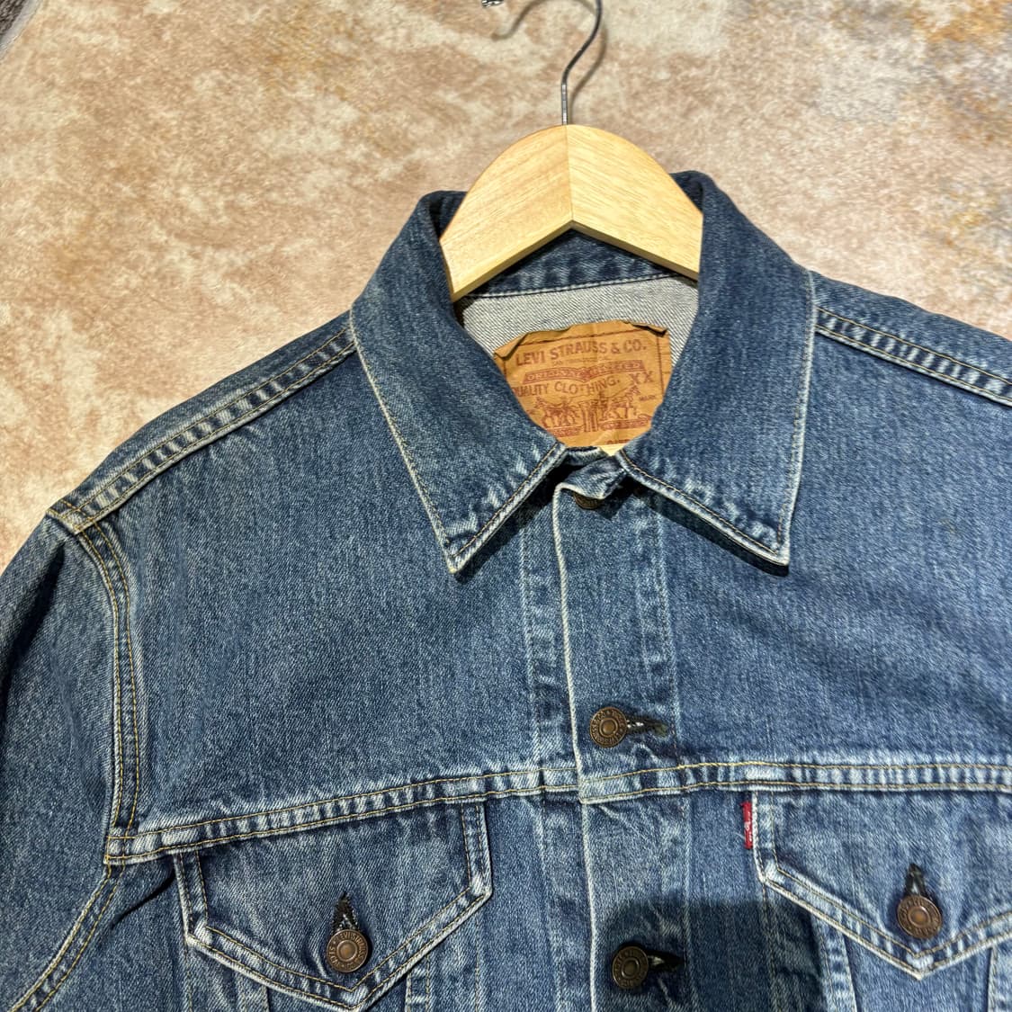 90s Levi’s 리바이스 71557 트러커 데님자켓 상품이미지3