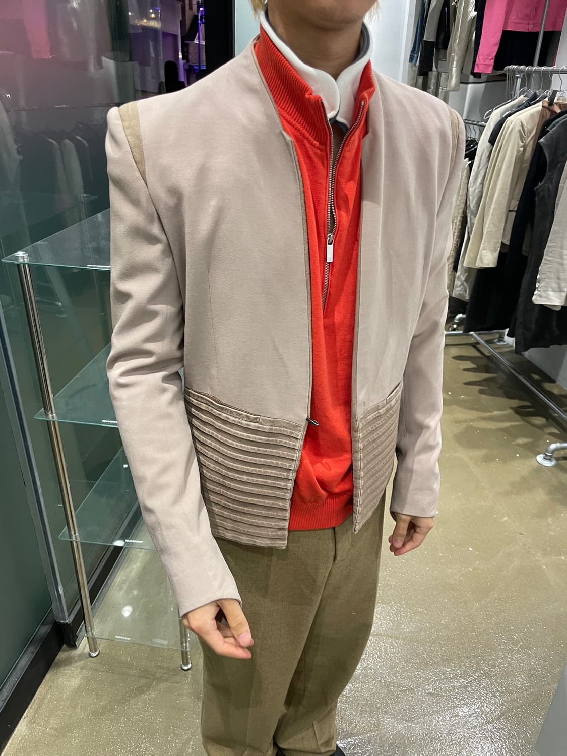 Helmut Lang Suede Jacket 상품이미지1