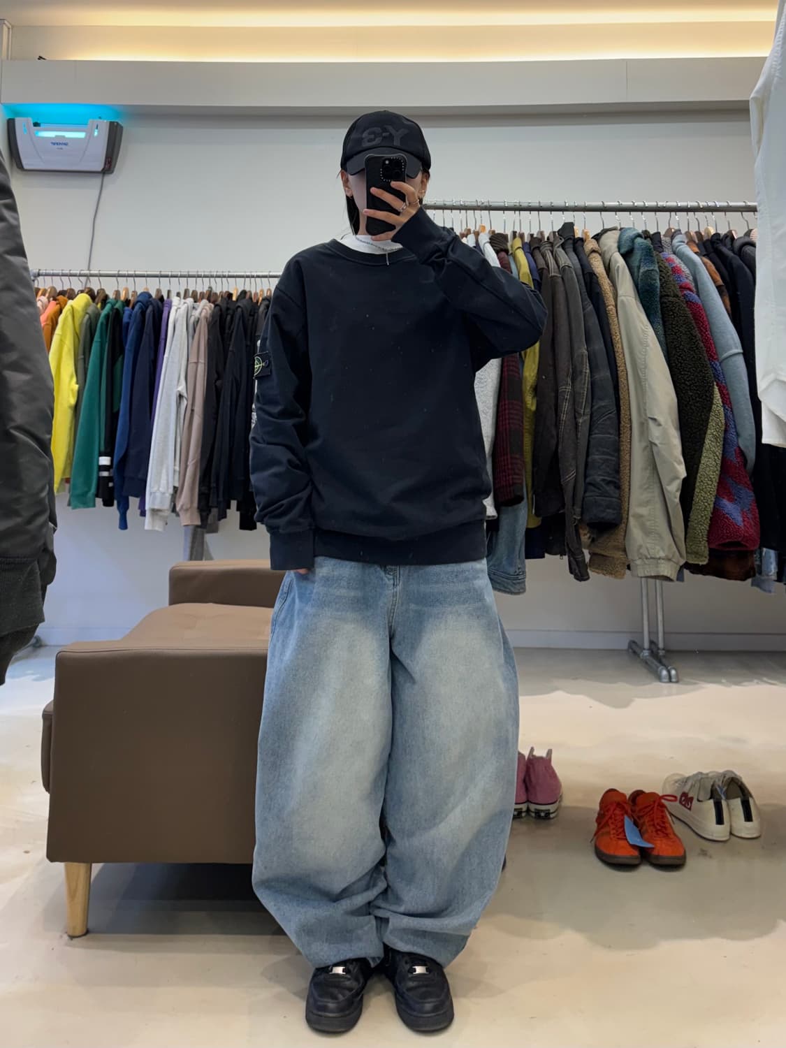 스톤아일랜드 와펜패치 맨투맨 상품이미지6