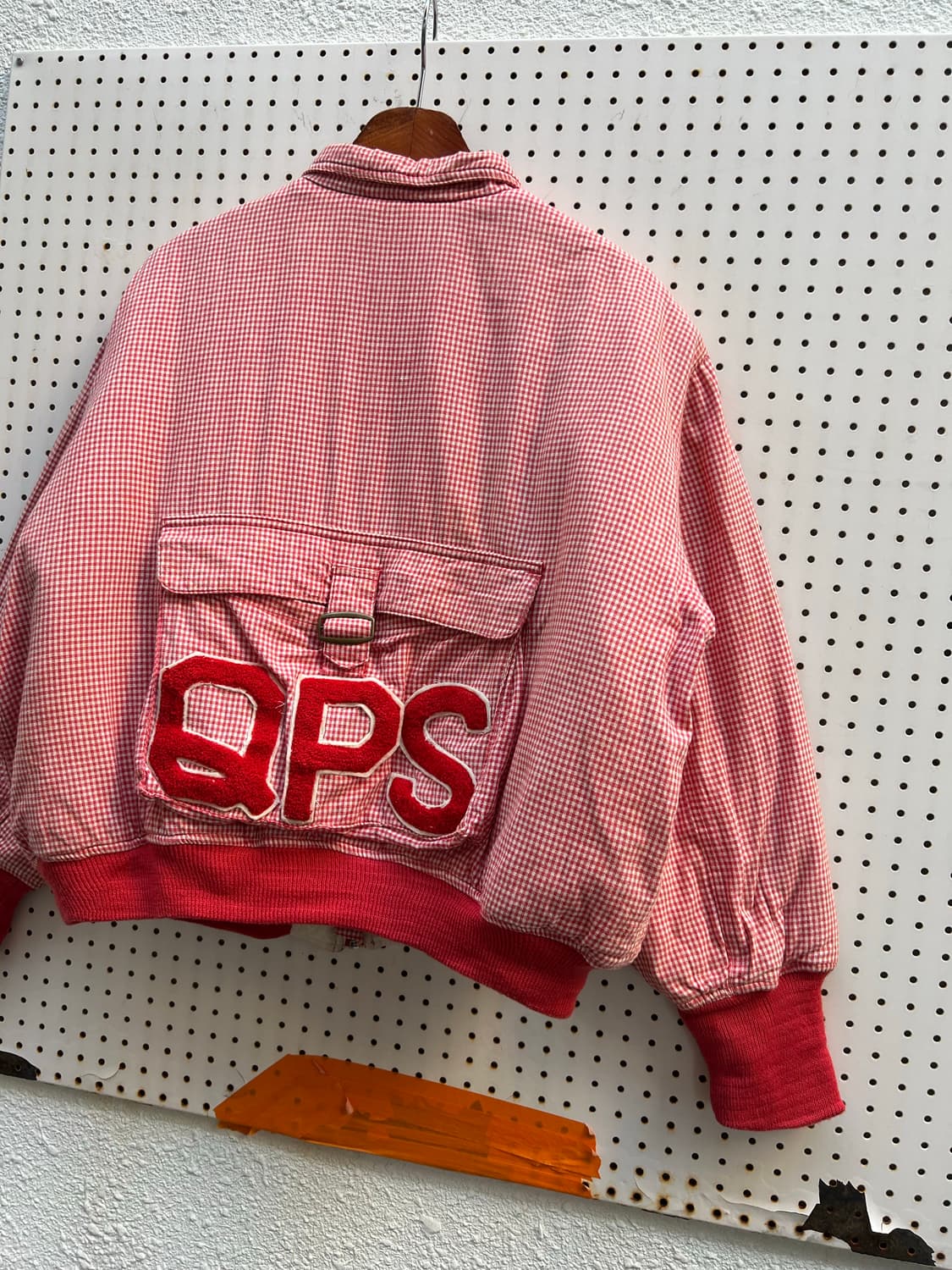1990s QUIED-PIE CHECK BOMBER 90s빈티지봄버 상품이미지7
