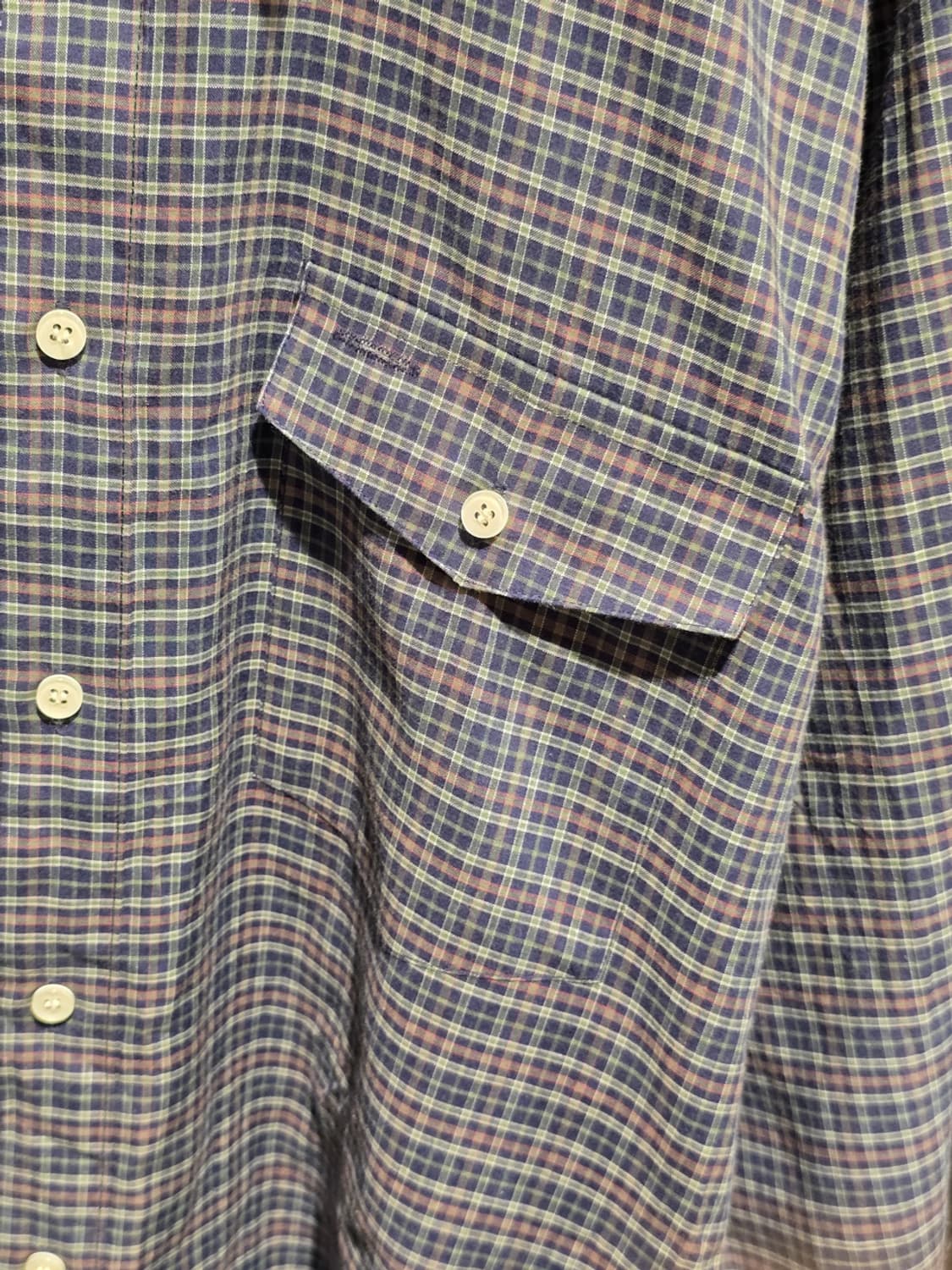 70s Paddock Club by Arrow Plaid Shirt 상품이미지2