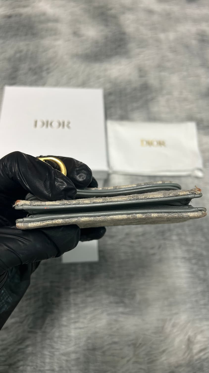 디올 오블리크 새들 카드지갑 상품이미지5