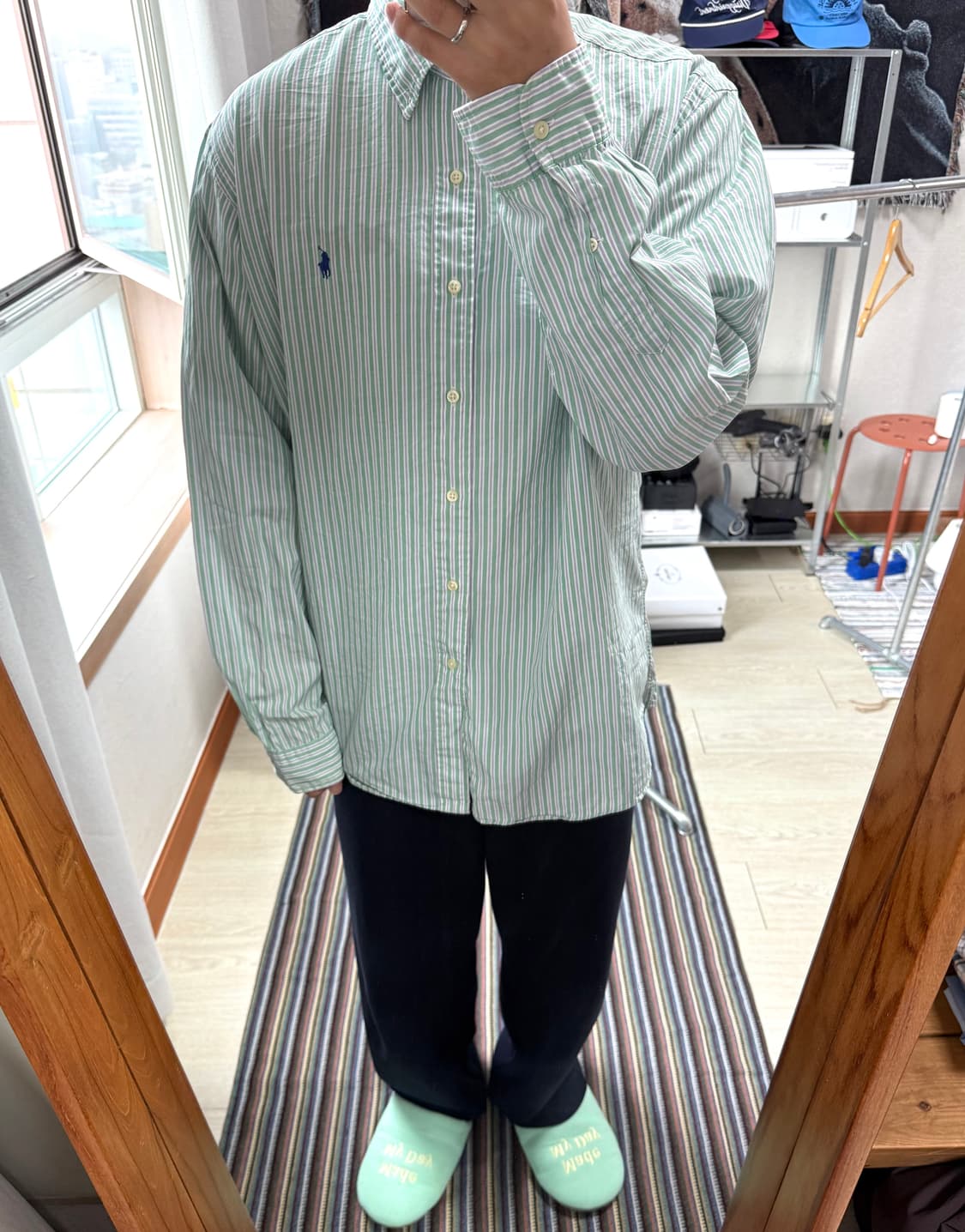 xxl 폴로 스트라이프 셔츠 상품이미지4