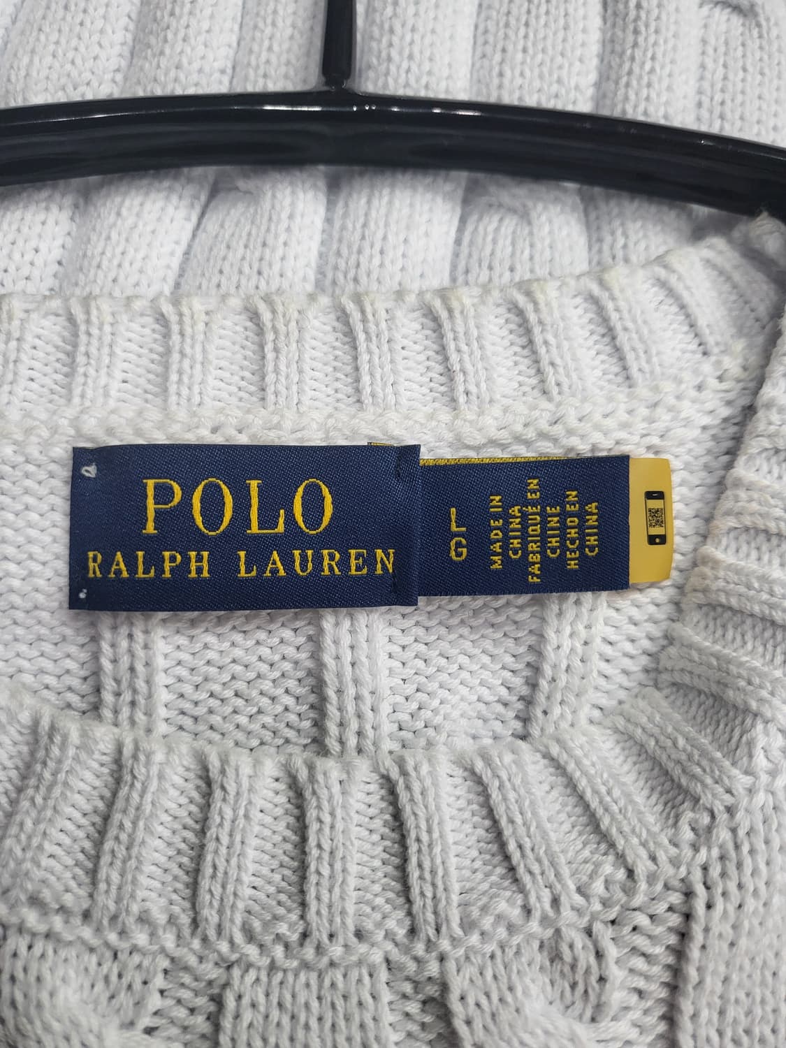 폴로 케이블 반팔니트 상품이미지3