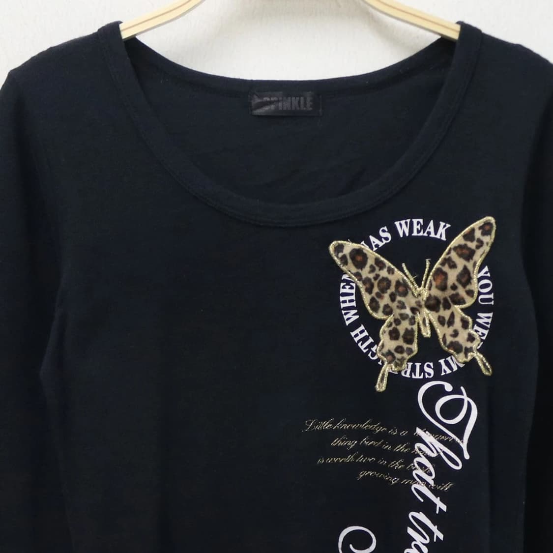 SPINKLE 빈티지 레터링 긴팔 티셔츠 61429 상품이미지5