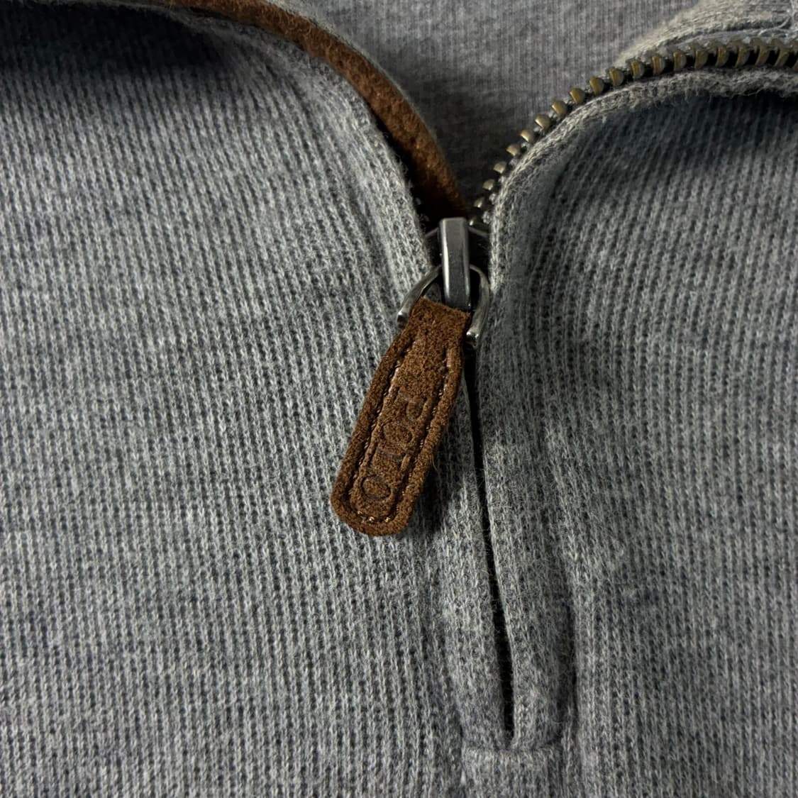 Polo  폴로 랄프로렌 자수 코튼 에스테이트 립 그레이 반집업 상품이미지4