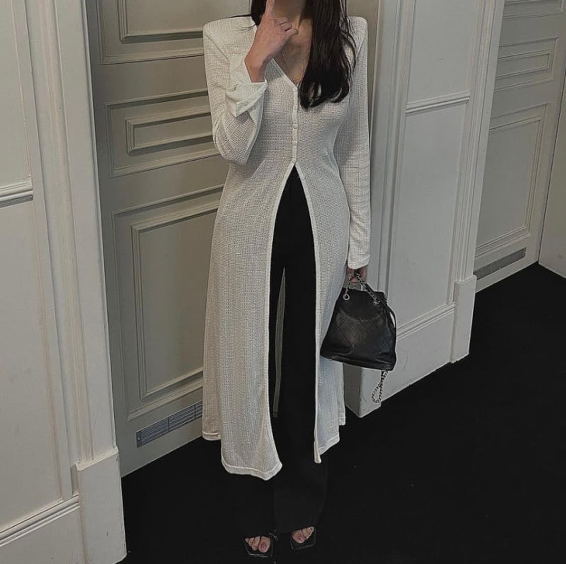 미엔느 맥시 롱 가디건  상품이미지1