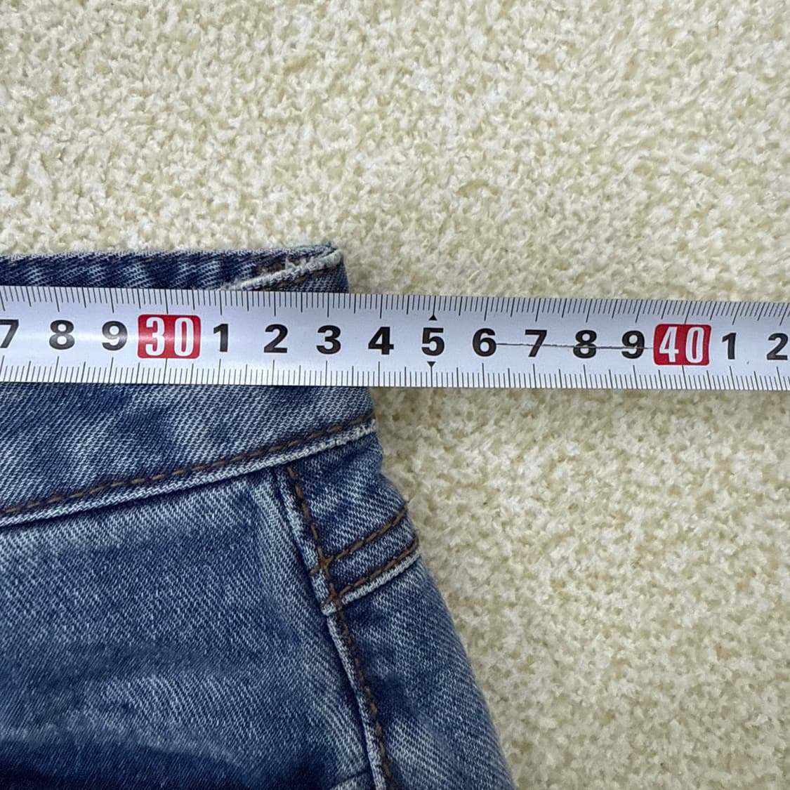 [26] 무신사스탠다드 미디엄인디고 아치 테이퍼드 진 0119T2 상품이미지6