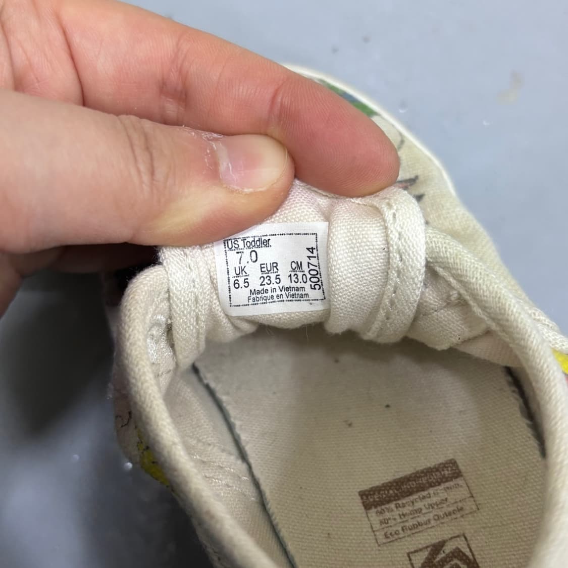 130 반스 키즈 에코 띠어리 스니커즈 0406E 상품이미지7