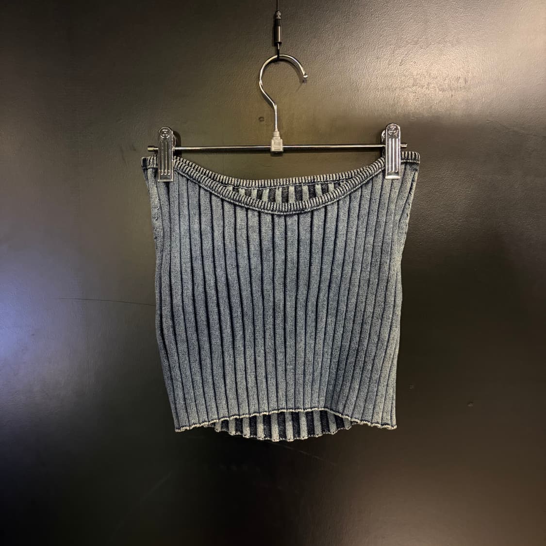 디젤 로고 워싱 골지 튜브탑 상품이미지2