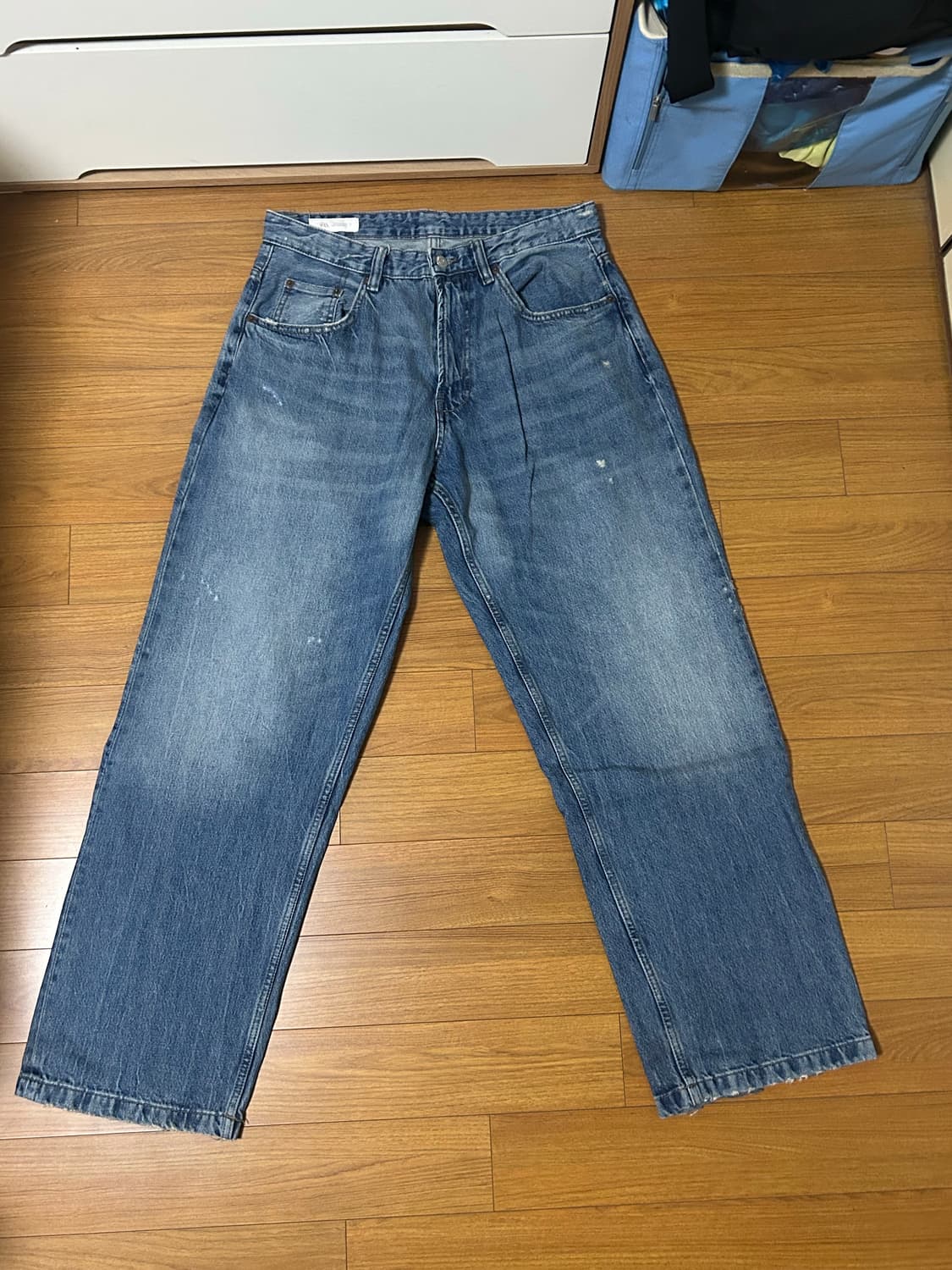 자라 배기 핏 데님 팬츠 상품이미지2