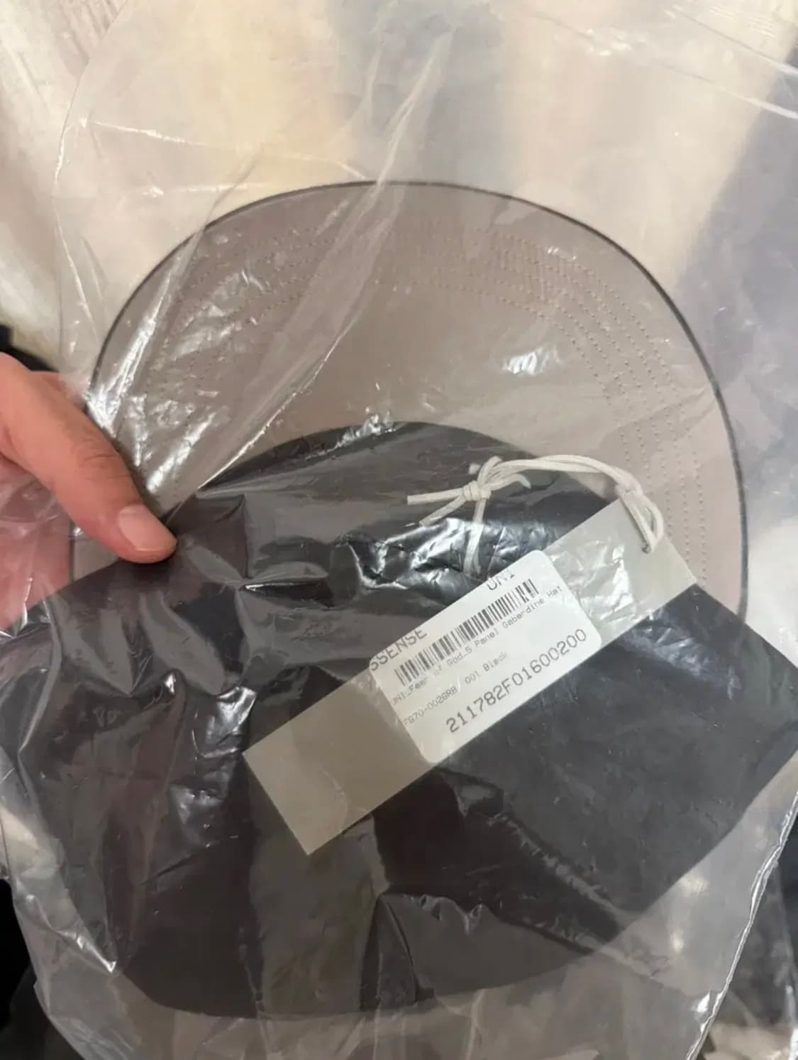 피어오브갓 5패널 볼캡 블랙 상품이미지3