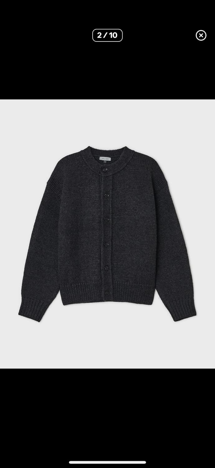 벨리에 아카이브 크루넥 가디건 판매 100사이즈 상품이미지1