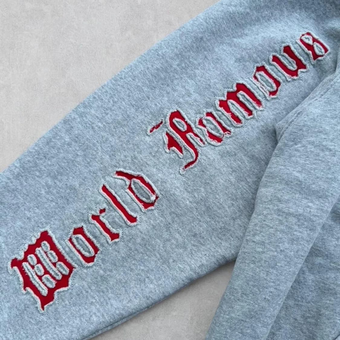 [뉴욕 매장구매] 슈프림 콘트라스트 컷아웃 후드 스웨트셔츠 헤더 그레이 상품이미지5