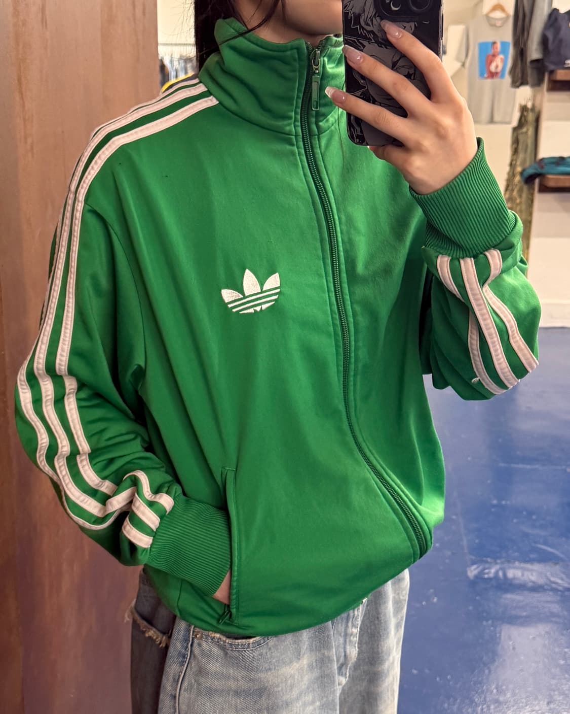 Adidas 아디다스 파이어버드 그린 져지 상품이미지2