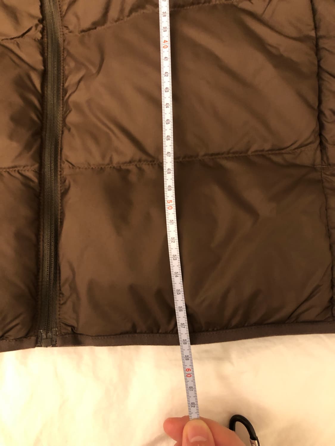 노스페이스 경량 패딩조끼 (brown,s size) 상품이미지7