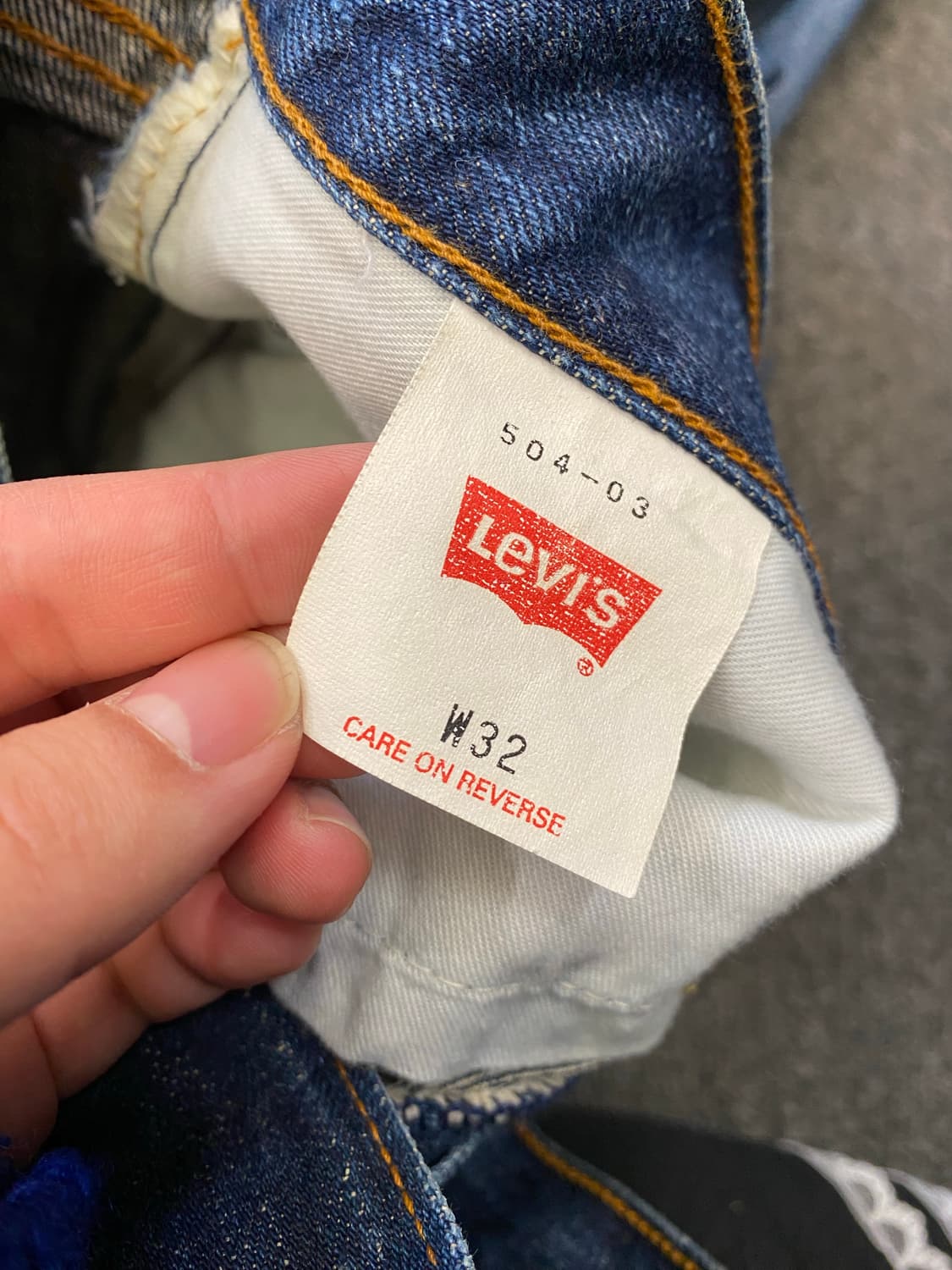 90's Levis 리바이스 504 데님팬츠 (JPN) 상품이미지8