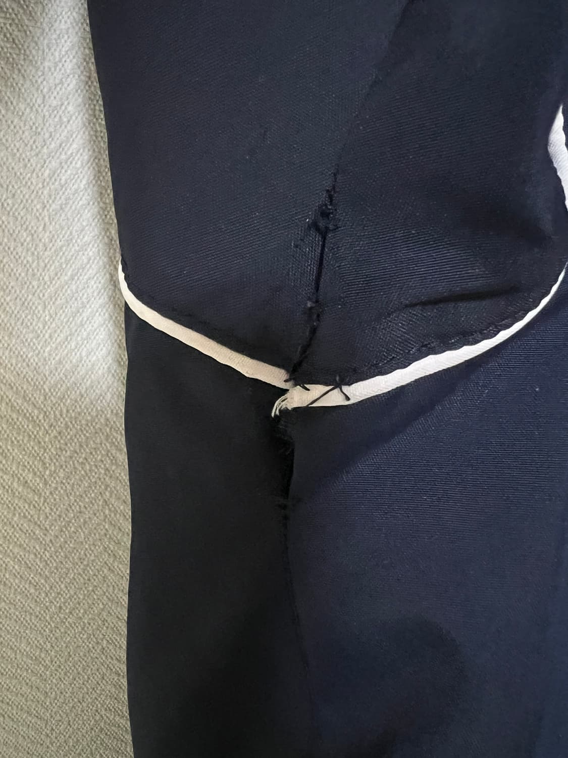카파 롯데자이언츠 네이비 춘추 야구 점퍼 2xl 상품이미지6