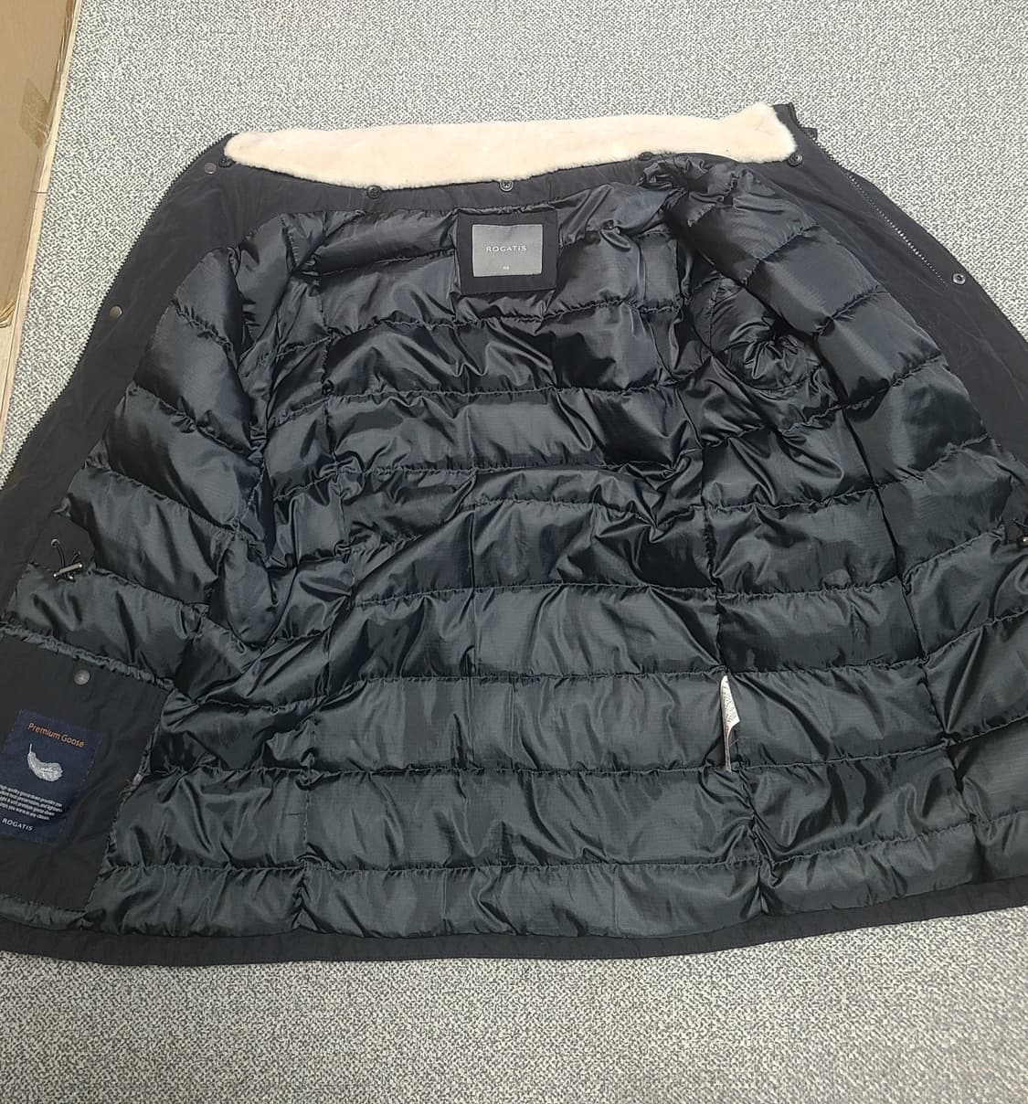 로가디스 남성 구스다운 코트 블랙 100 상품이미지5