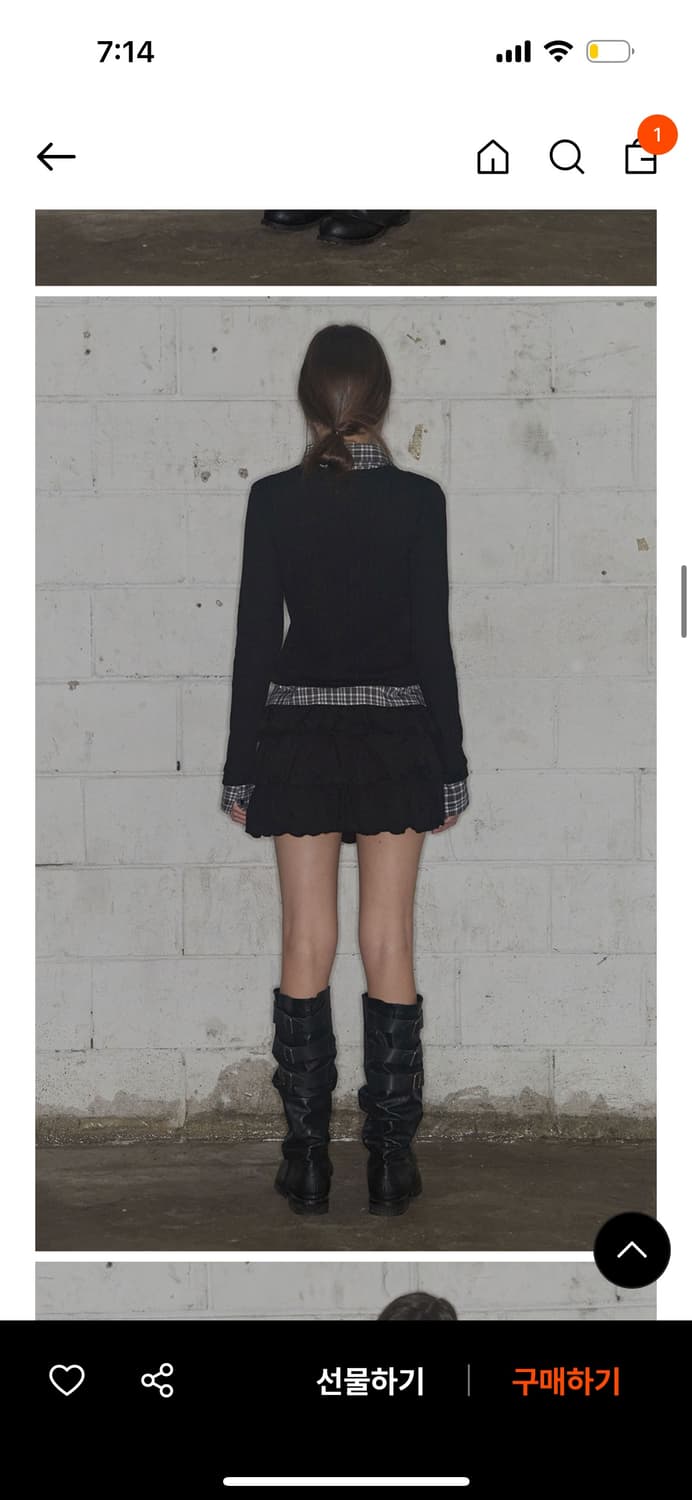 팬시클럽 레이어드 가디건 상품이미지2