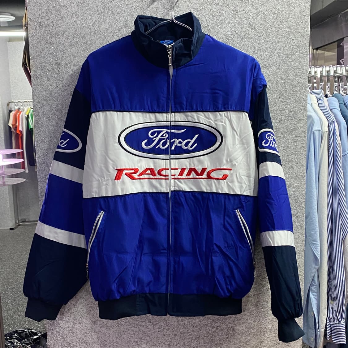 포드 배색 레이싱 점퍼 B3254 상품이미지2