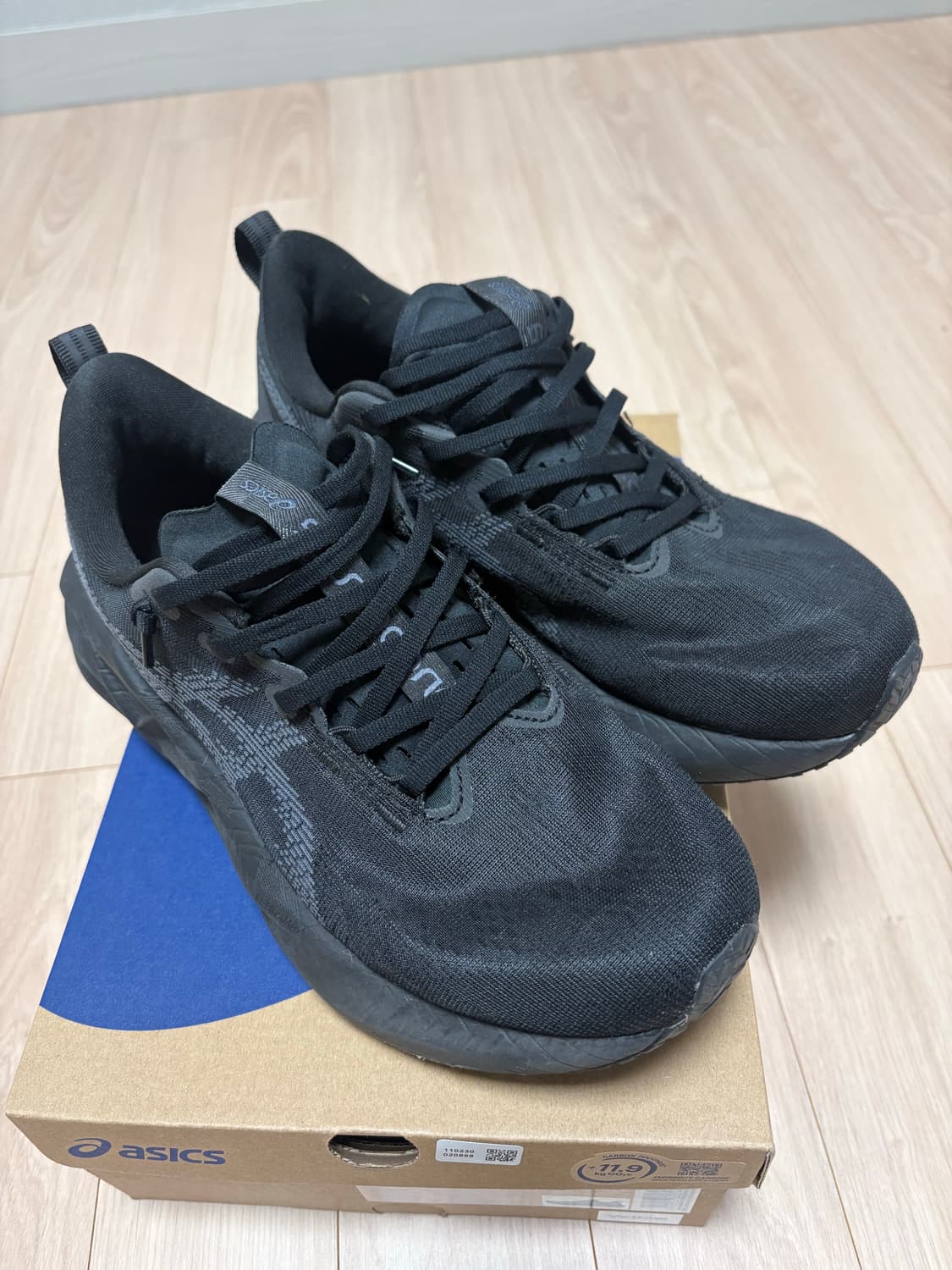 아식스 노바블라스트5 블랙 265mm 와이드 상품이미지1