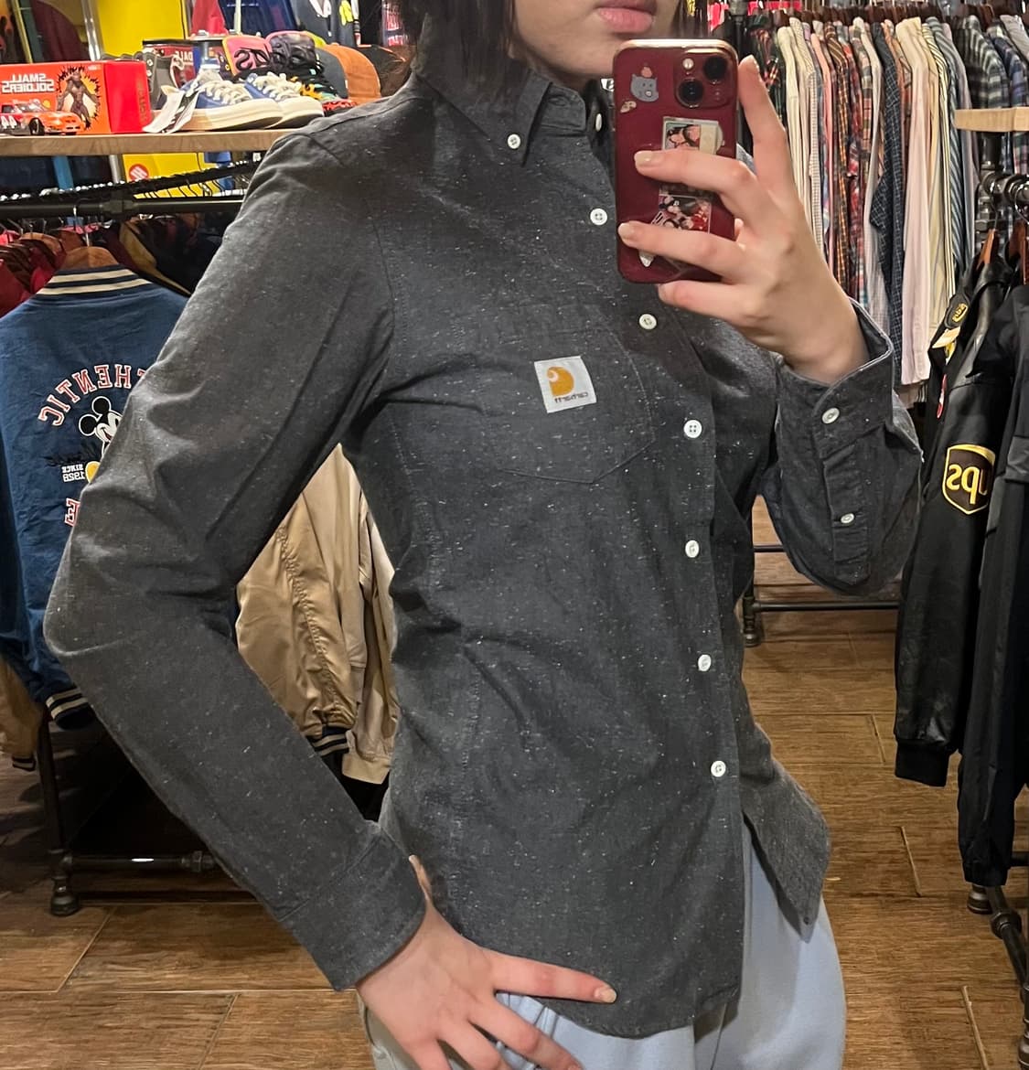 [HI] 칼하트 셔츠 그레이 상품이미지3