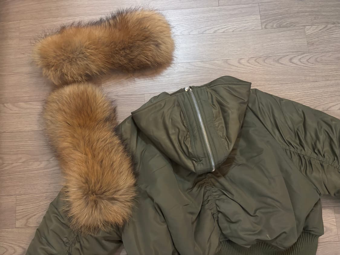 새상품급 js뉴욕  반크롭n3b야상패딩 프리.갸루 상품이미지6