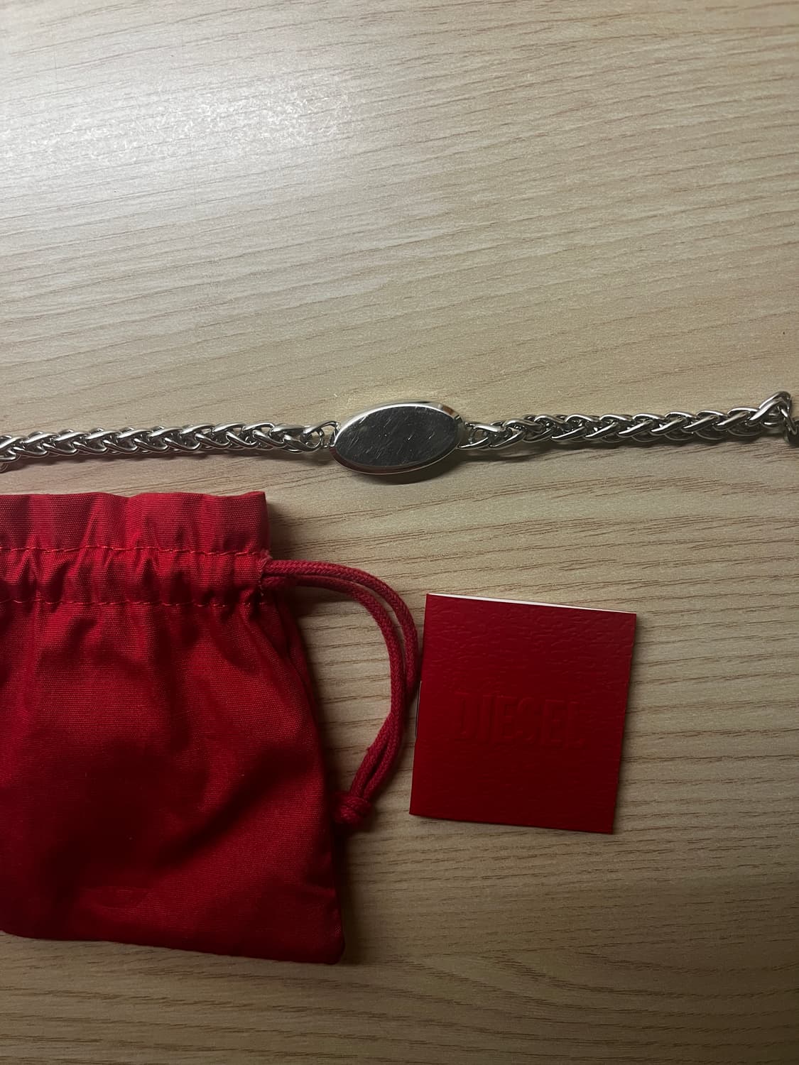 디젤 블랙 애나멜 팔찌 상품이미지2