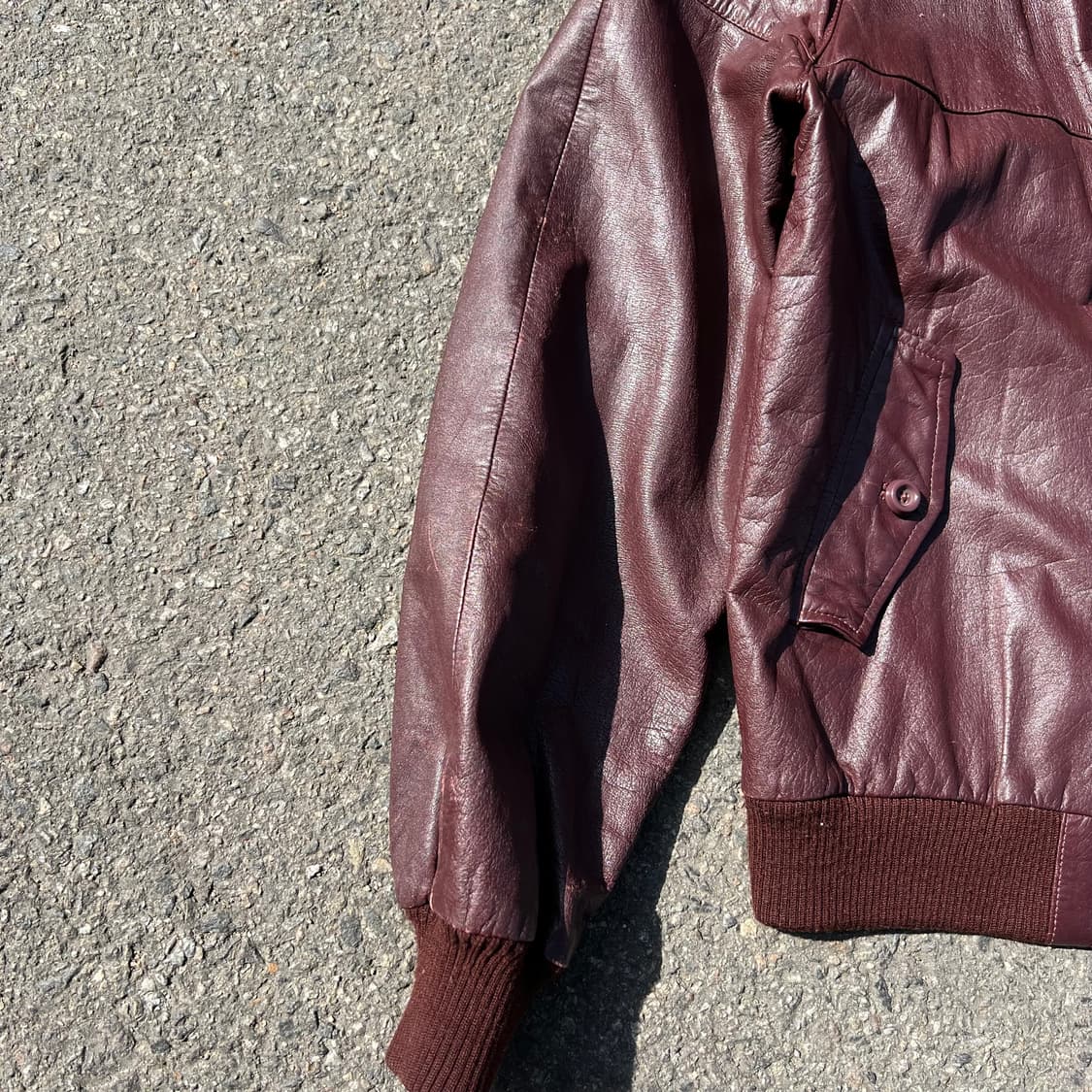 80‘s 바라쿠타 by Van Heusen 레더 G9 해링턴 자켓 상품이미지5