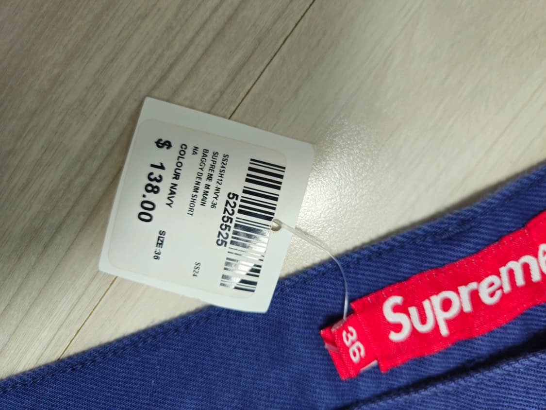 새상품,36)슈프림 배기 팬츠 Supreme Baggy Denim 상품이미지4