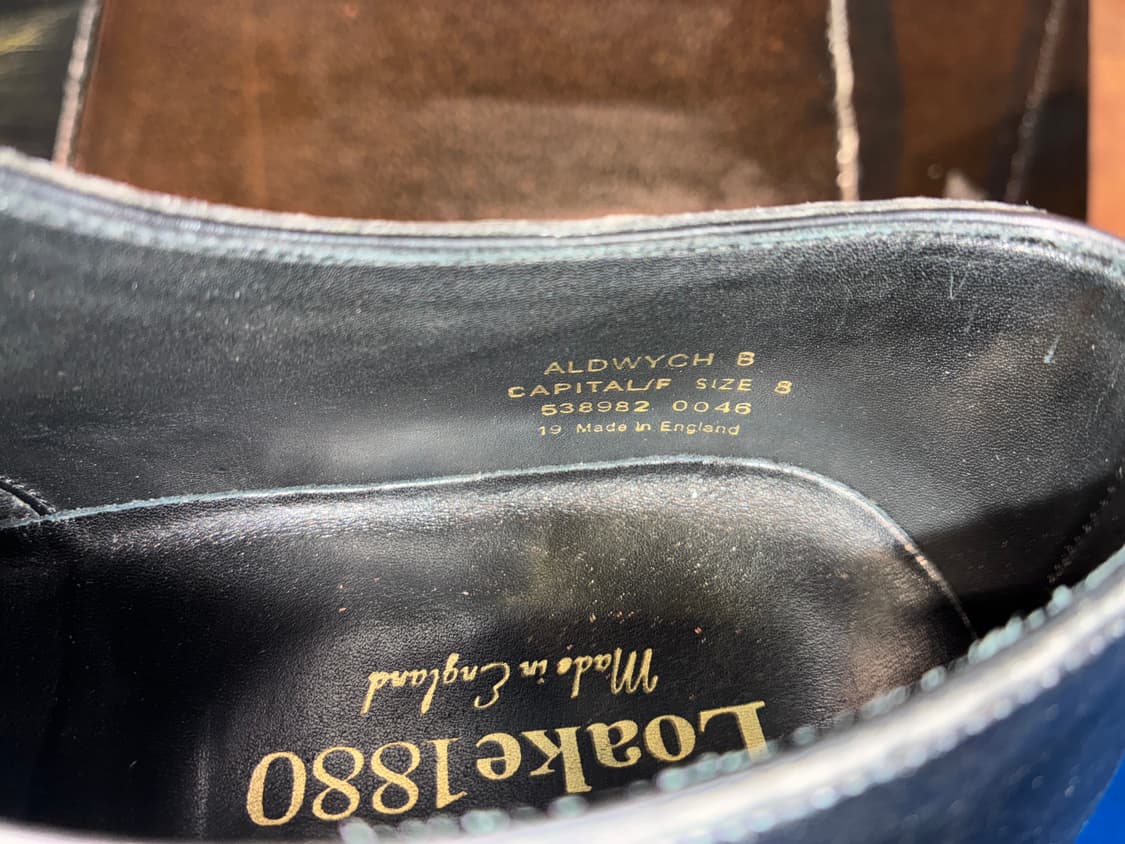 8) loake 로크 1880 알드위치 블랙 구두 상품이미지6