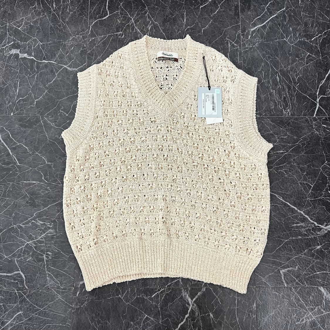 앤더슨벨 서스터네이블 니트 베스트 상품이미지1