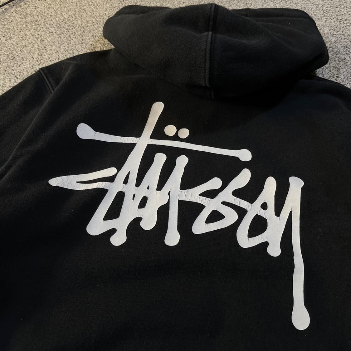 STÜSSY 스투시 빅로고 후드티 상품이미지3